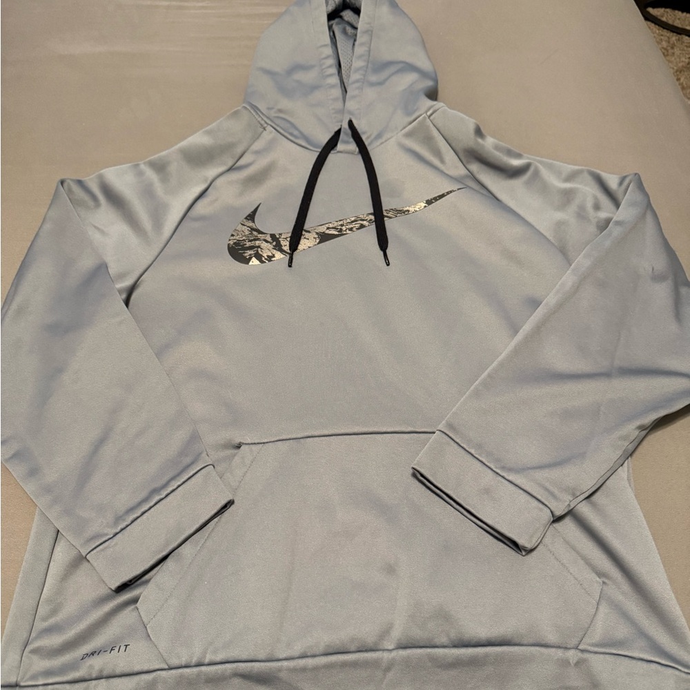 Nike Dri-FIT Light Gray Hoodie